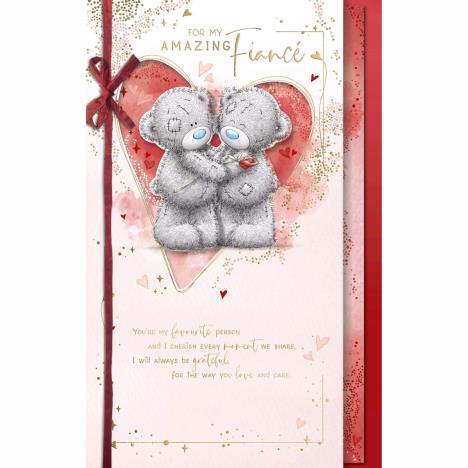 Amazing Fiancé Handmade Me to You Bear Valentine's Day Card £4.99